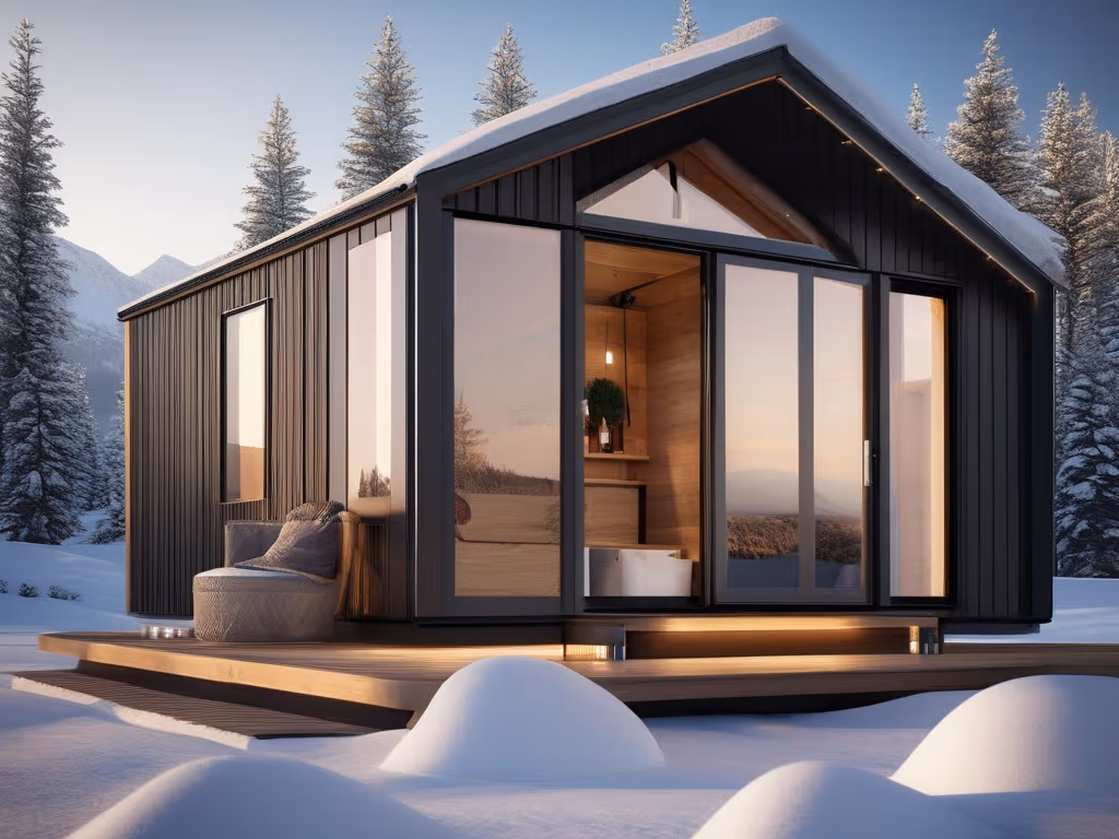 Mountain Scandinavian Tiny House