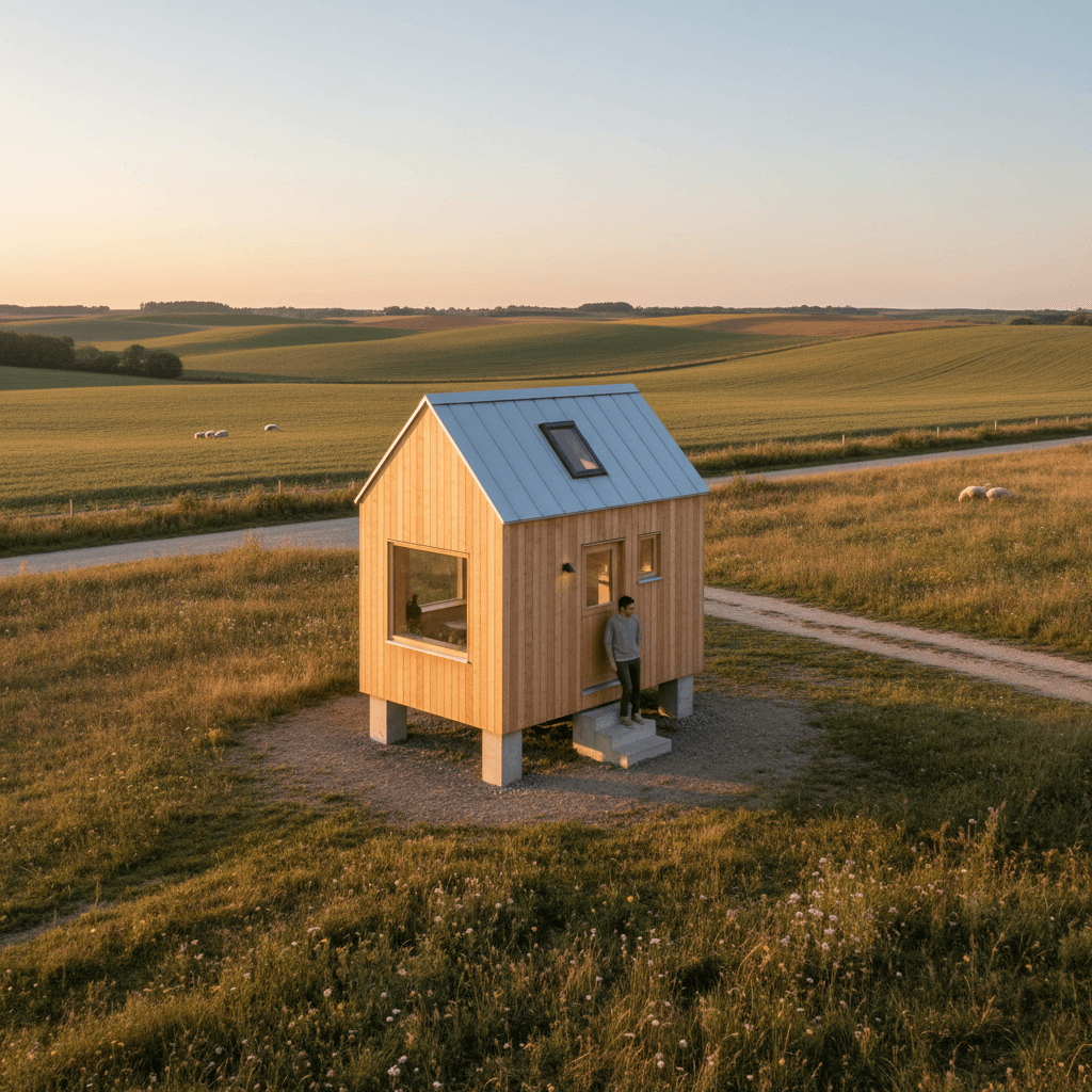 scandinavian rural Tiny House