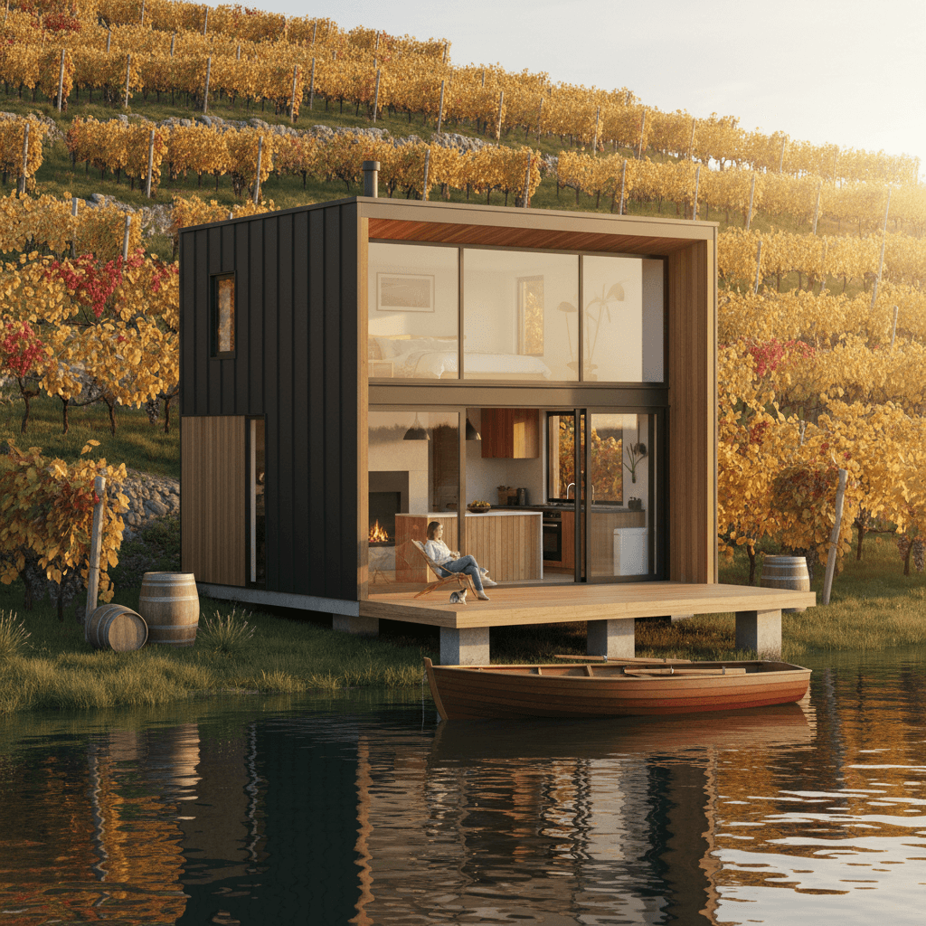 Modern lakeside Tiny House