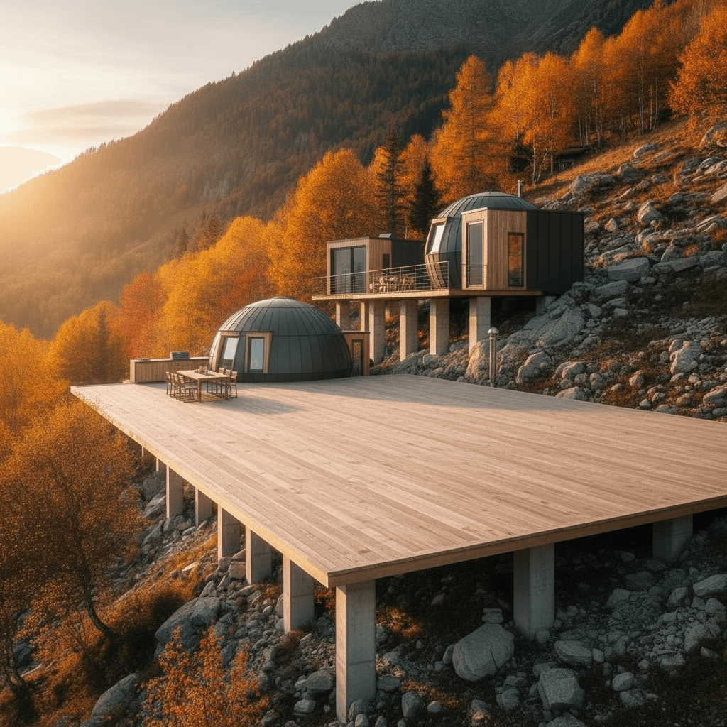 Modern mountain Tiny House - Houses Mountain Flat - Exterior view