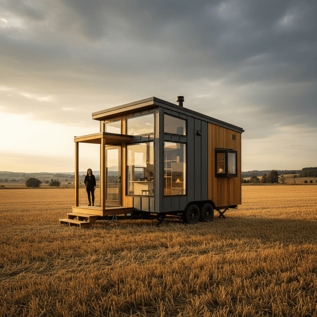 Modern rural Tiny House - Exterior view