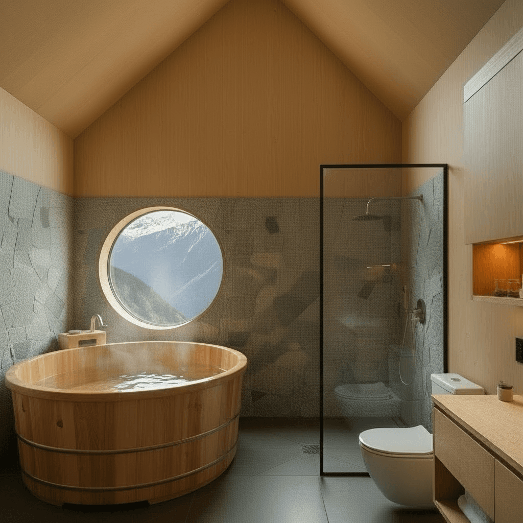 M - Circle Window From - Interior view