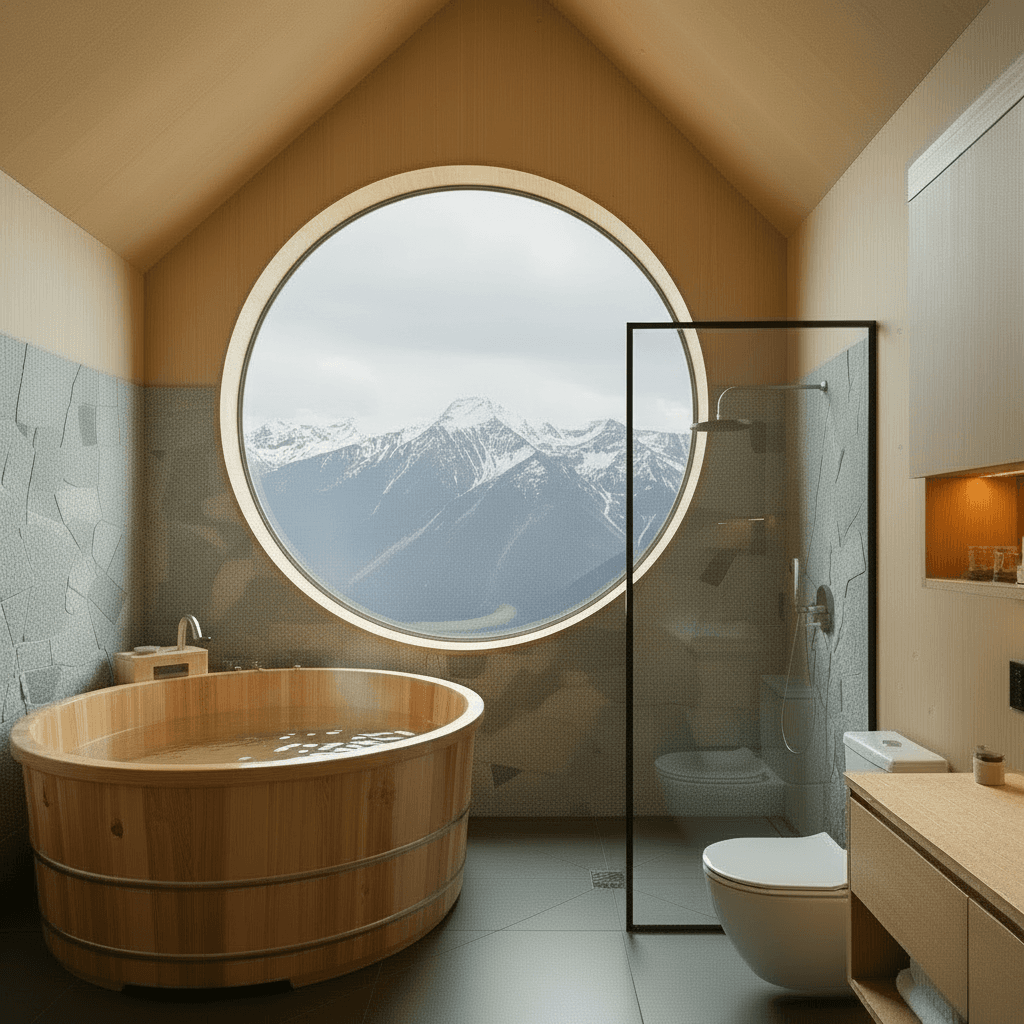 M - Circle Window Much - Interior view