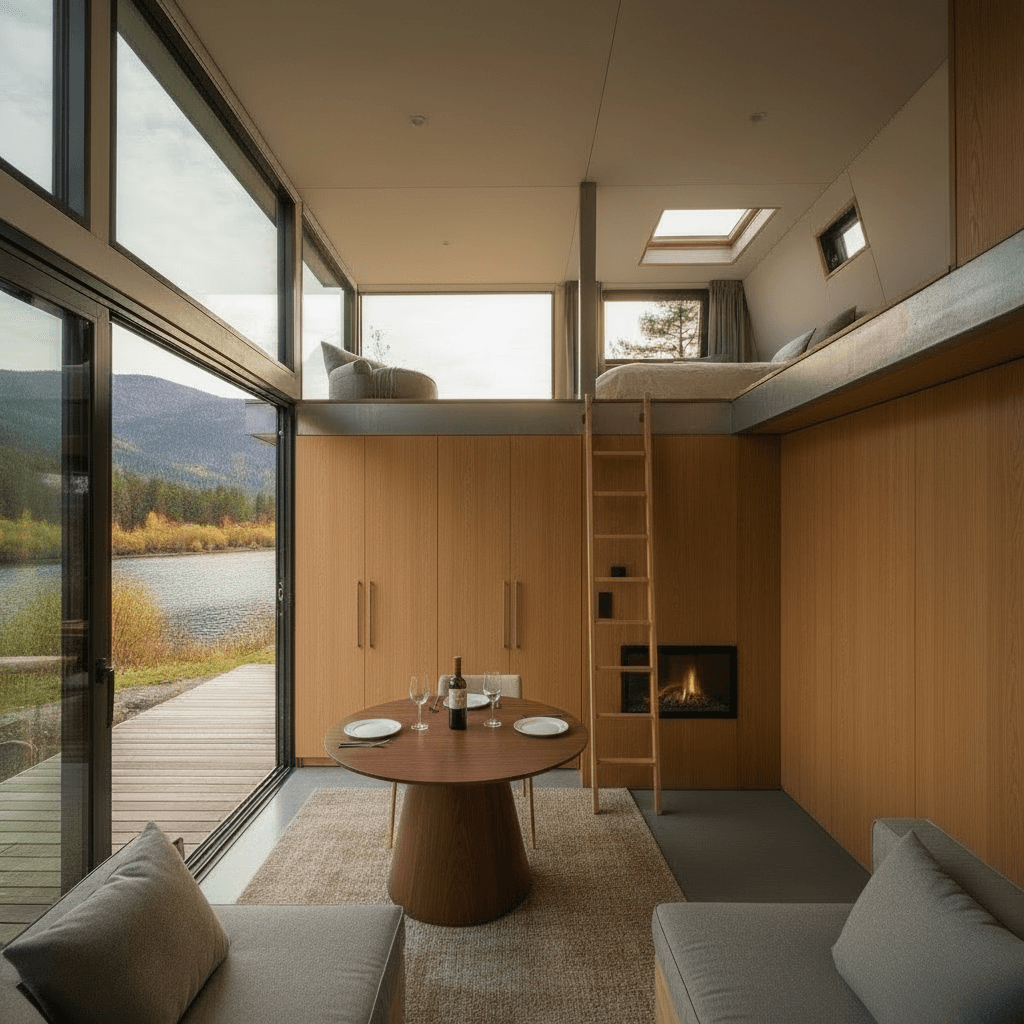 M - Next Fire Place - Interior view