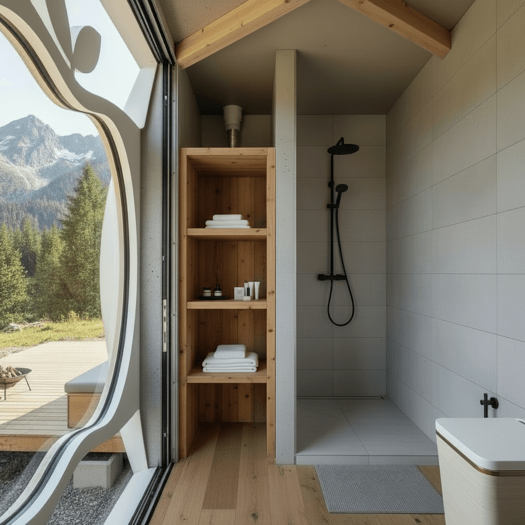 M - Wooden Door - Interior view