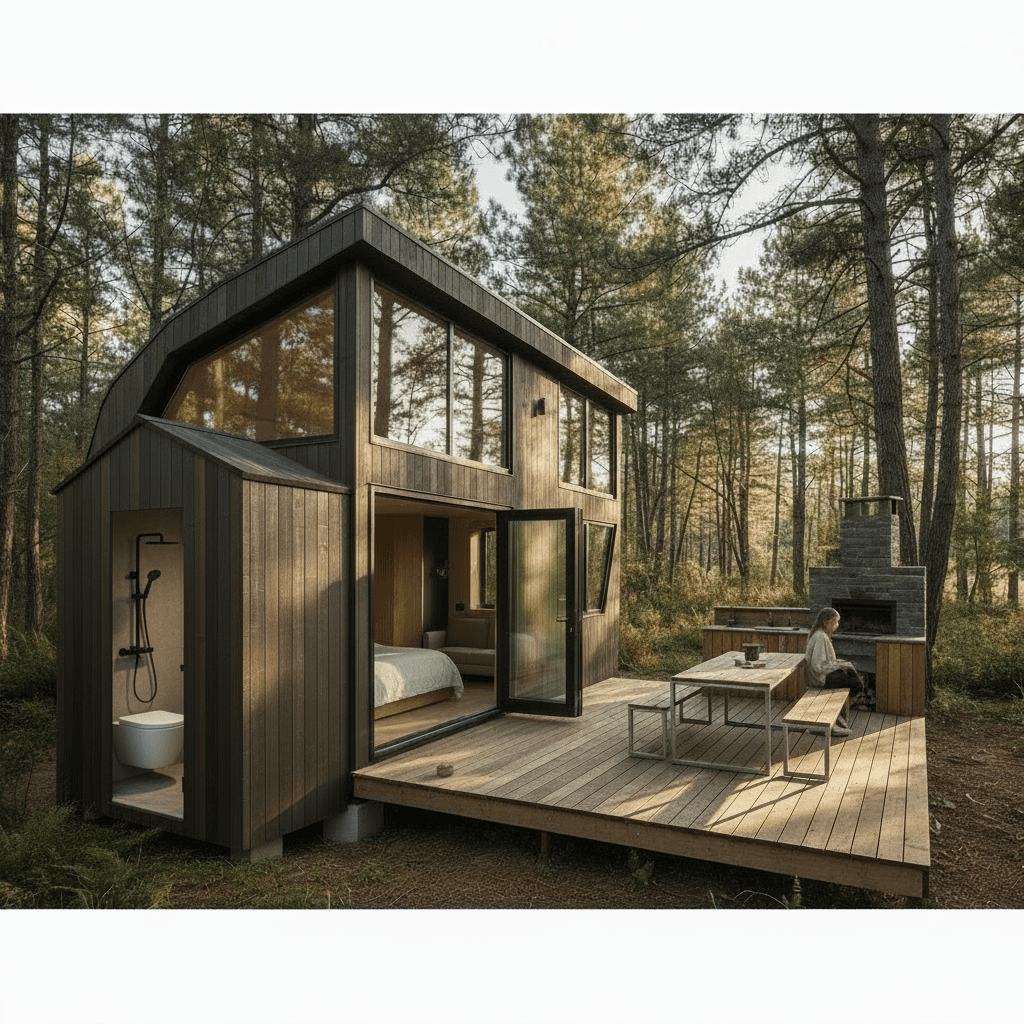 M - Black Stairs From - Exterior view