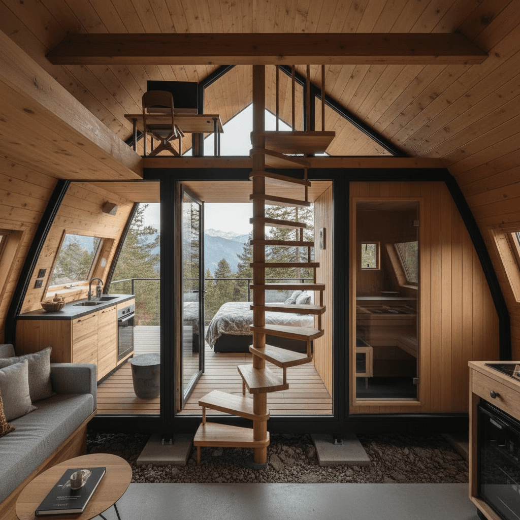 M - Give Spin Wooden - Interior view