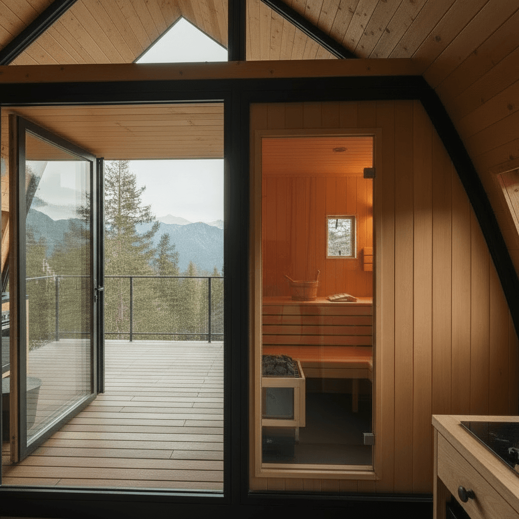 M - Wooden Stairs Also - Interior view