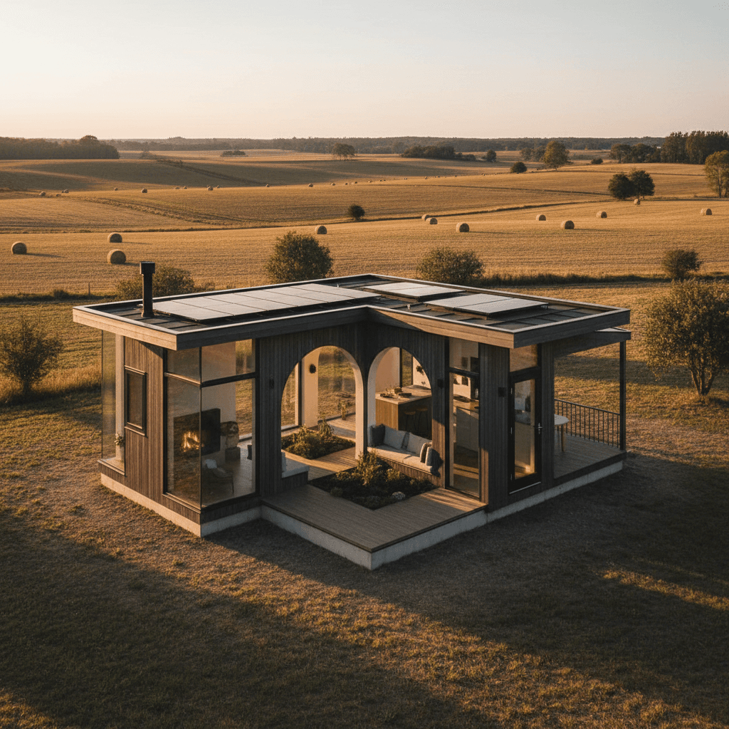 Modern rural Tiny House - Exterior view