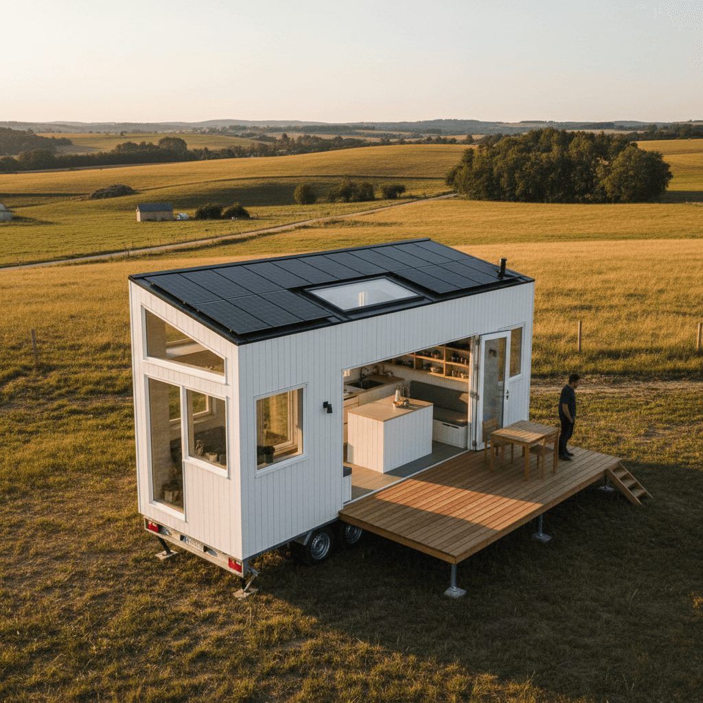 Minimalist rural Tiny House - Exterior view