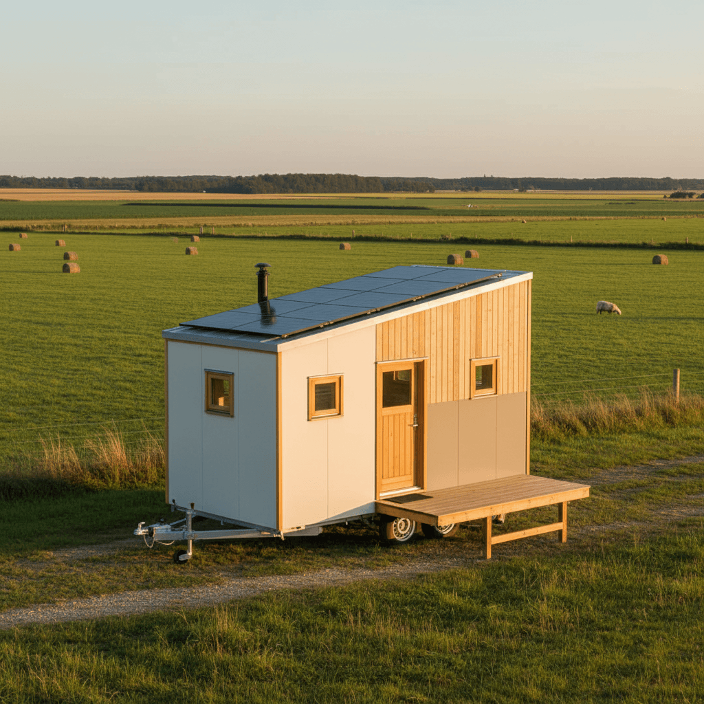 Minimalist rural Tiny House - Exterior view