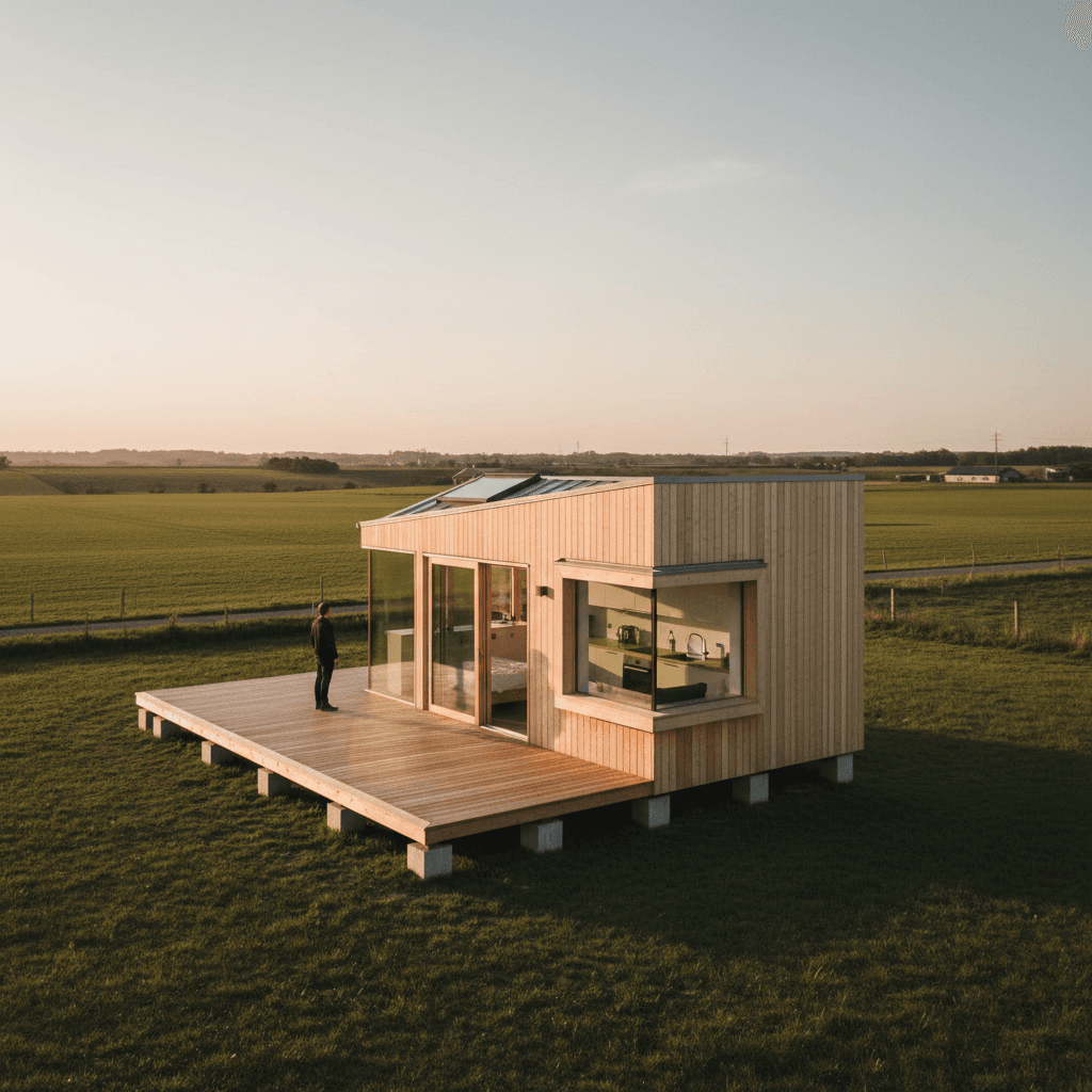 Modern rural Tiny House - Exterior view