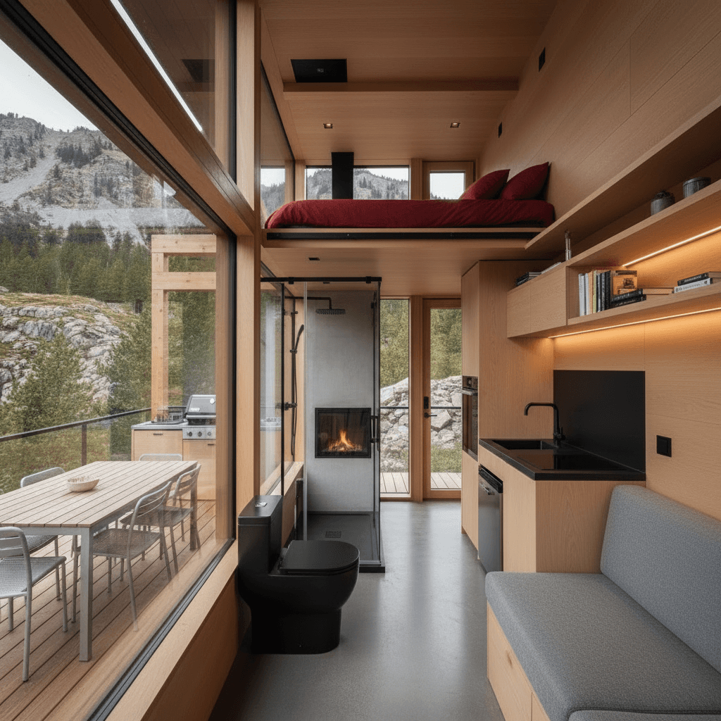 M - House There Loft - Interior view