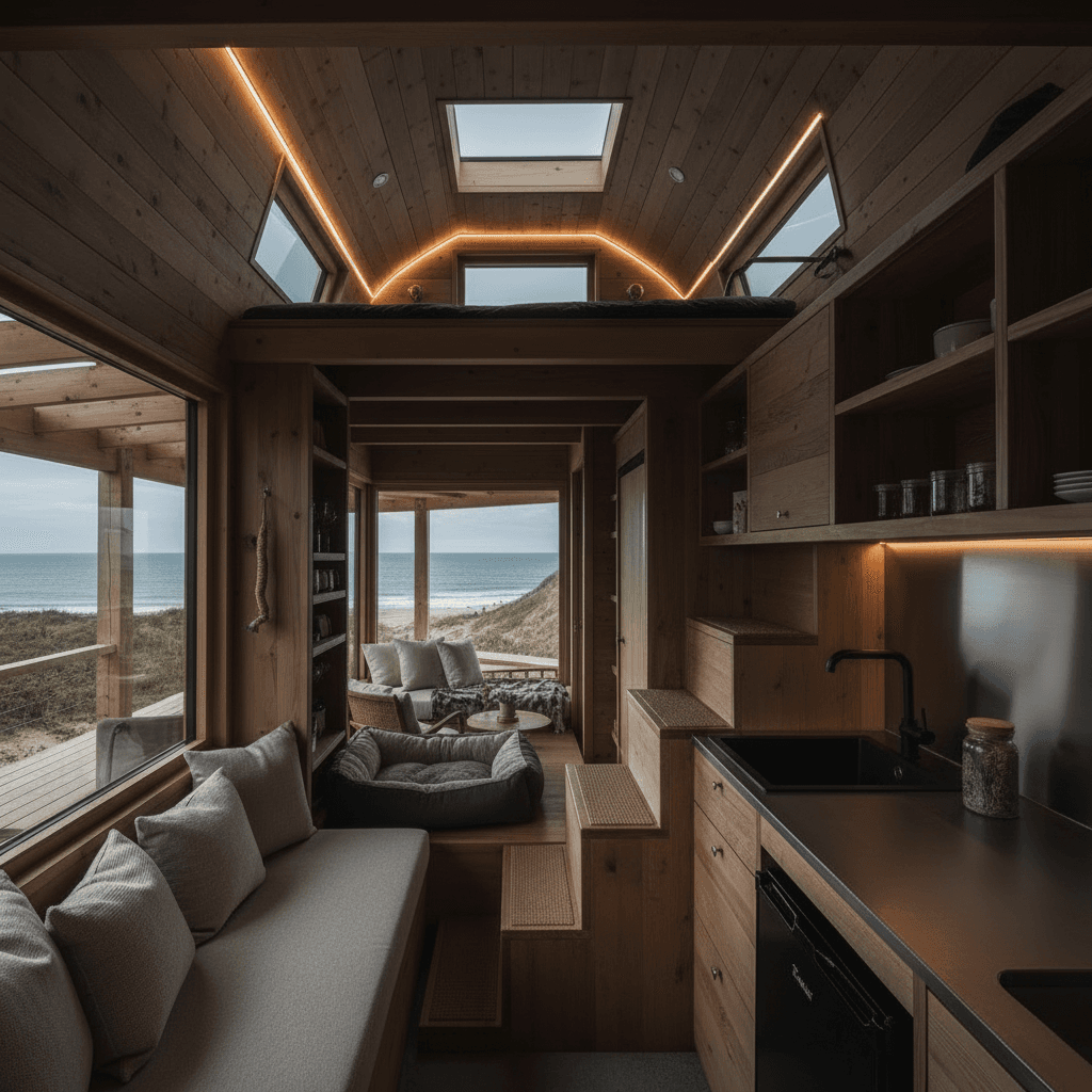 c - Friendly Stairs Darker - Interior view