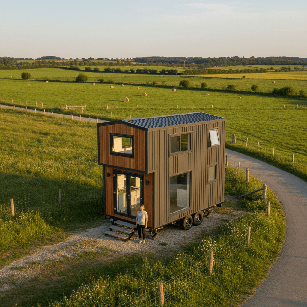 Modern rural Tiny House - Exterior view