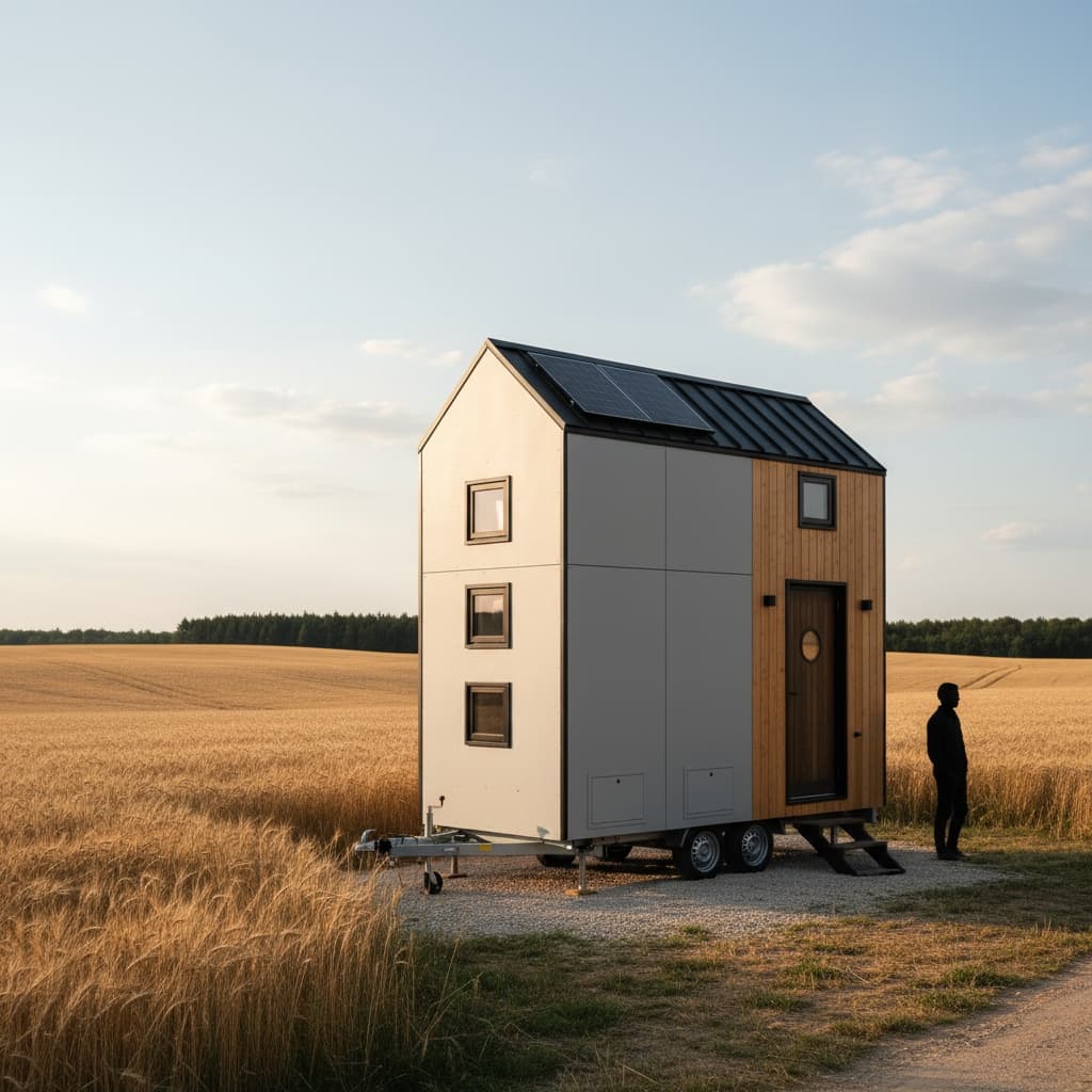 Minimalist rural Tiny House - Exterior view