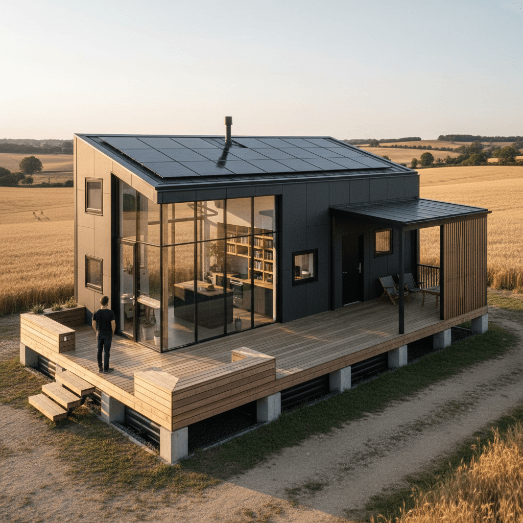 Modern rural Tiny House - Exterior view