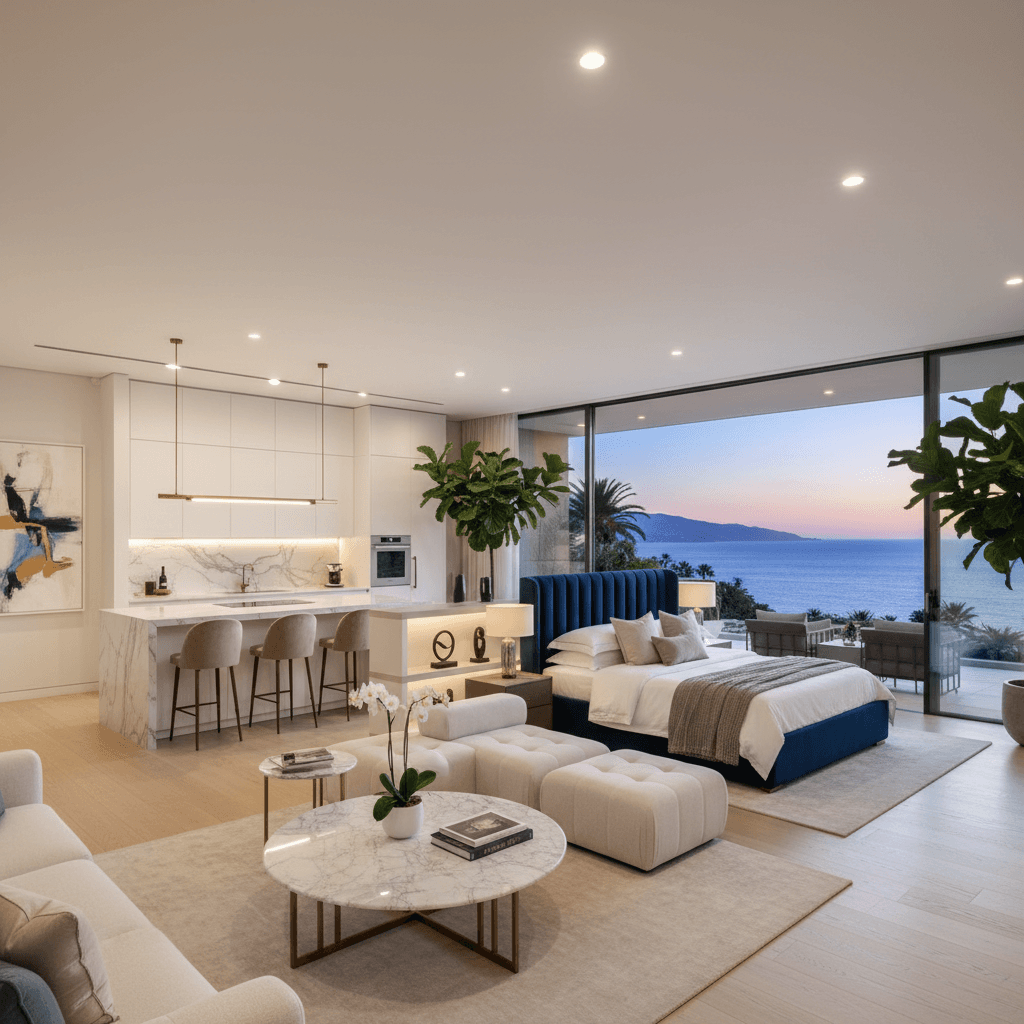 Modern Desert Tiny House - Show Other Side - There Loft Just - Loft Loft - Container Come Together - Give Nice Fancy - Interior view