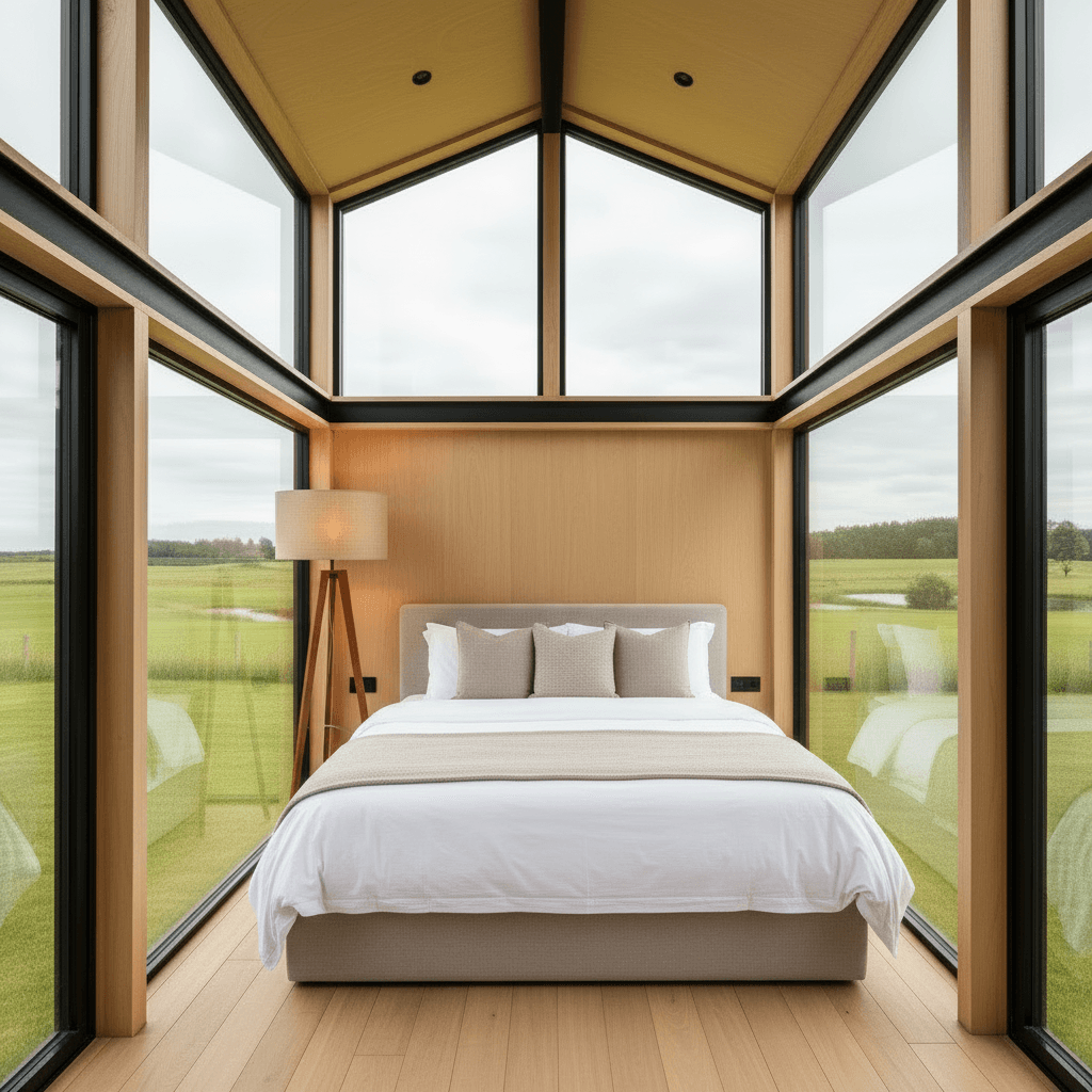 Modern rural Tiny House - Living Room Have - Show Other Side - Build Nice Storage - Build Small Nice - Show Small Room - Interior view