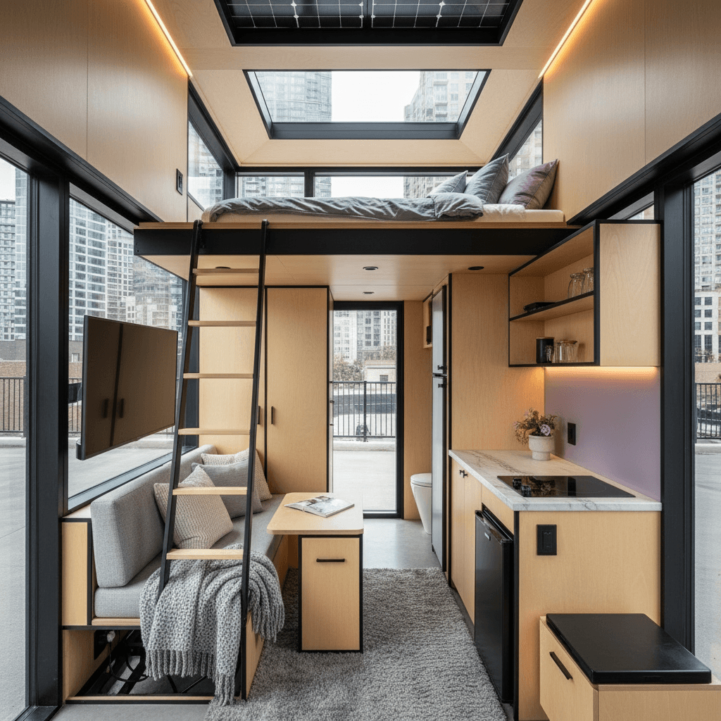 M - Grey Lilac Colors - Interior view