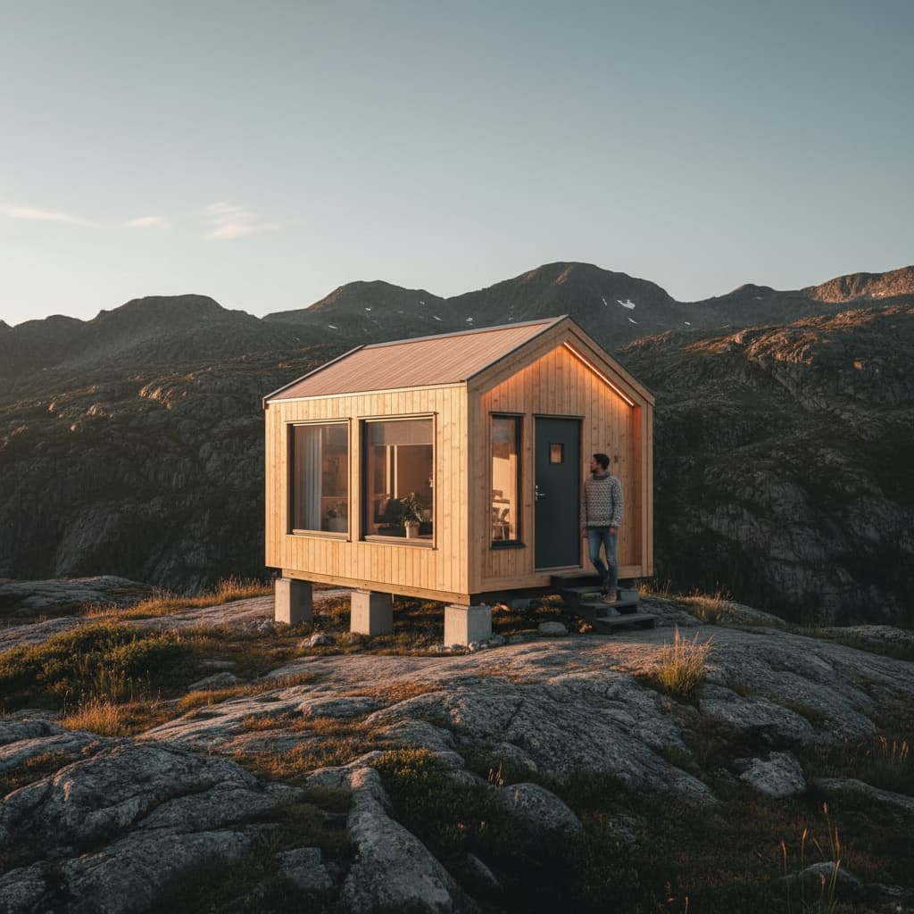 scandinavian mountain Tiny House