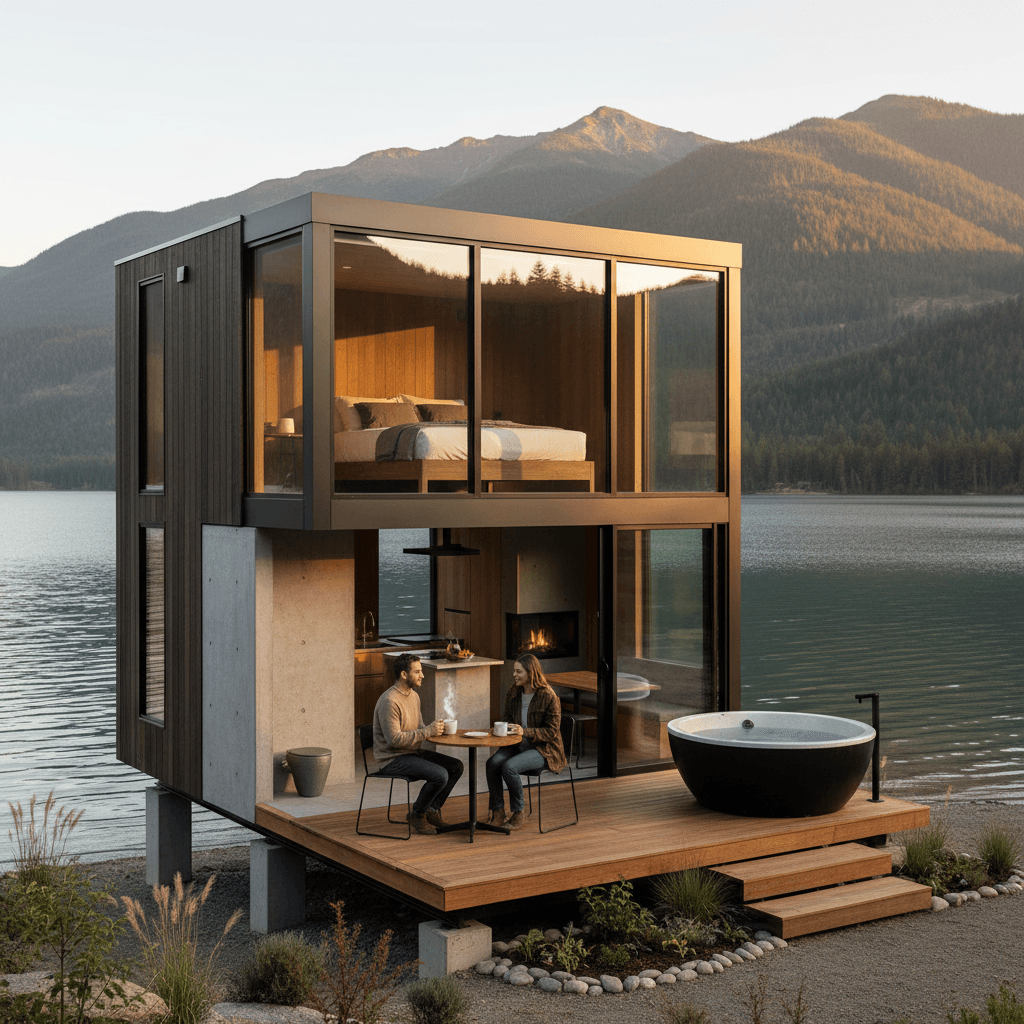 Modern lakeside Tiny House