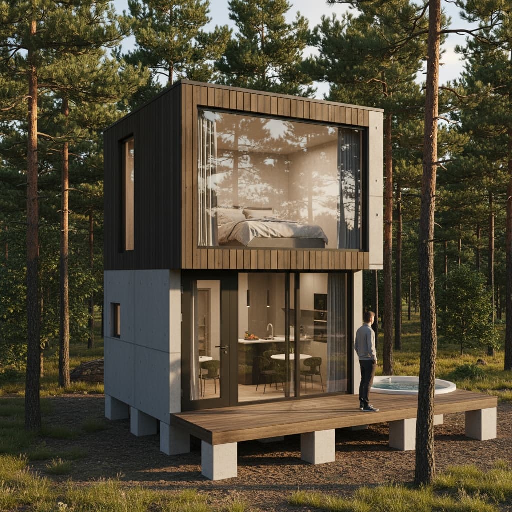 contemporary Forest Tiny House