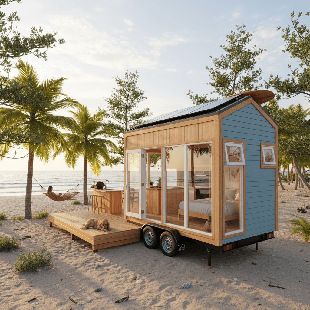 scandinavian Beach Tiny House