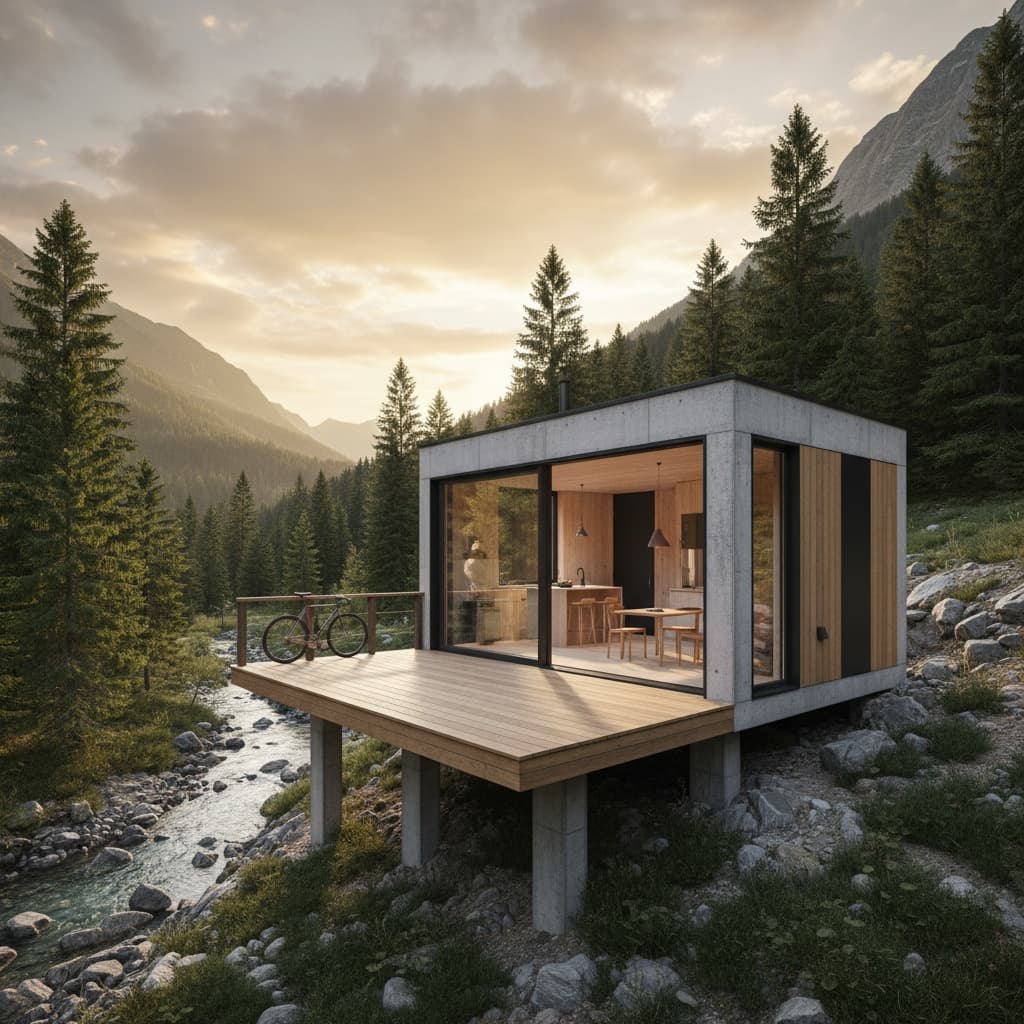 Minimalist mountain Tiny House