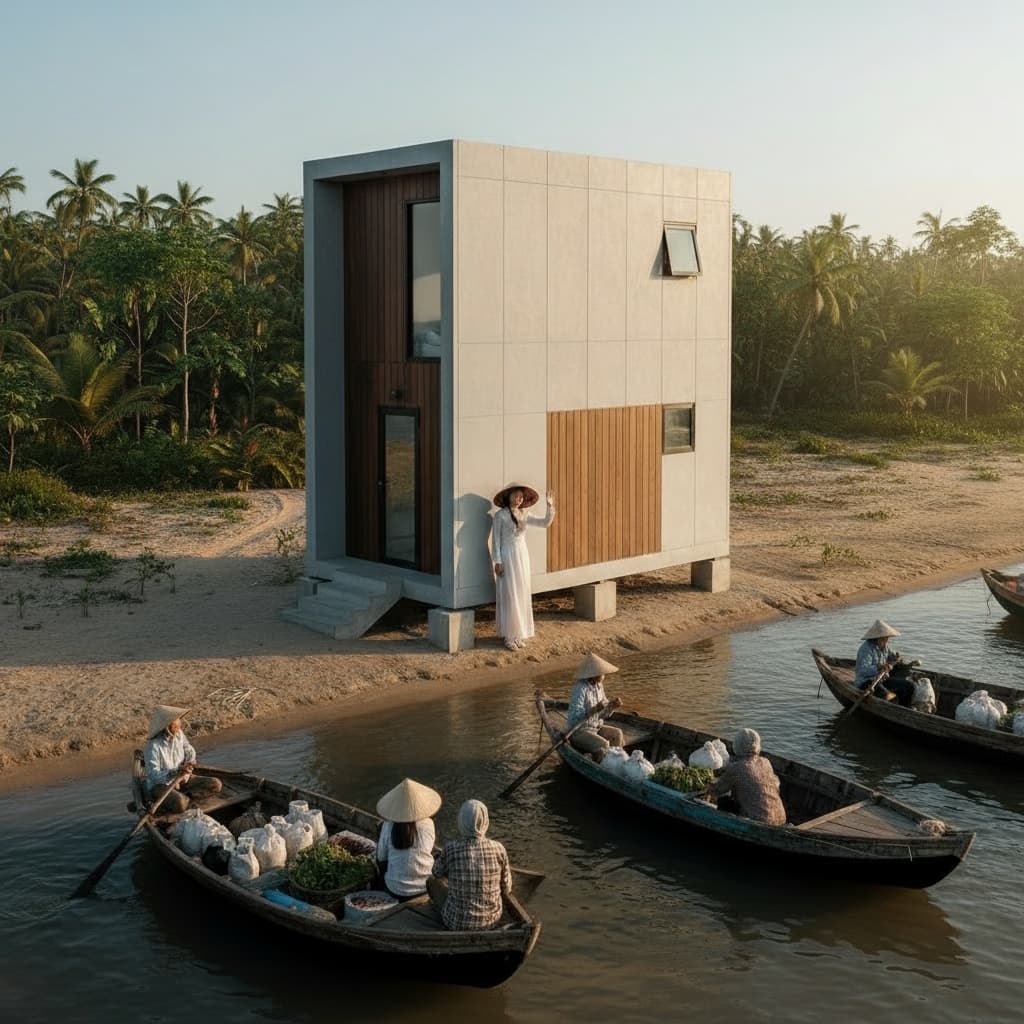 Modern Beach Tiny House - Sure Water Only - Exterior view