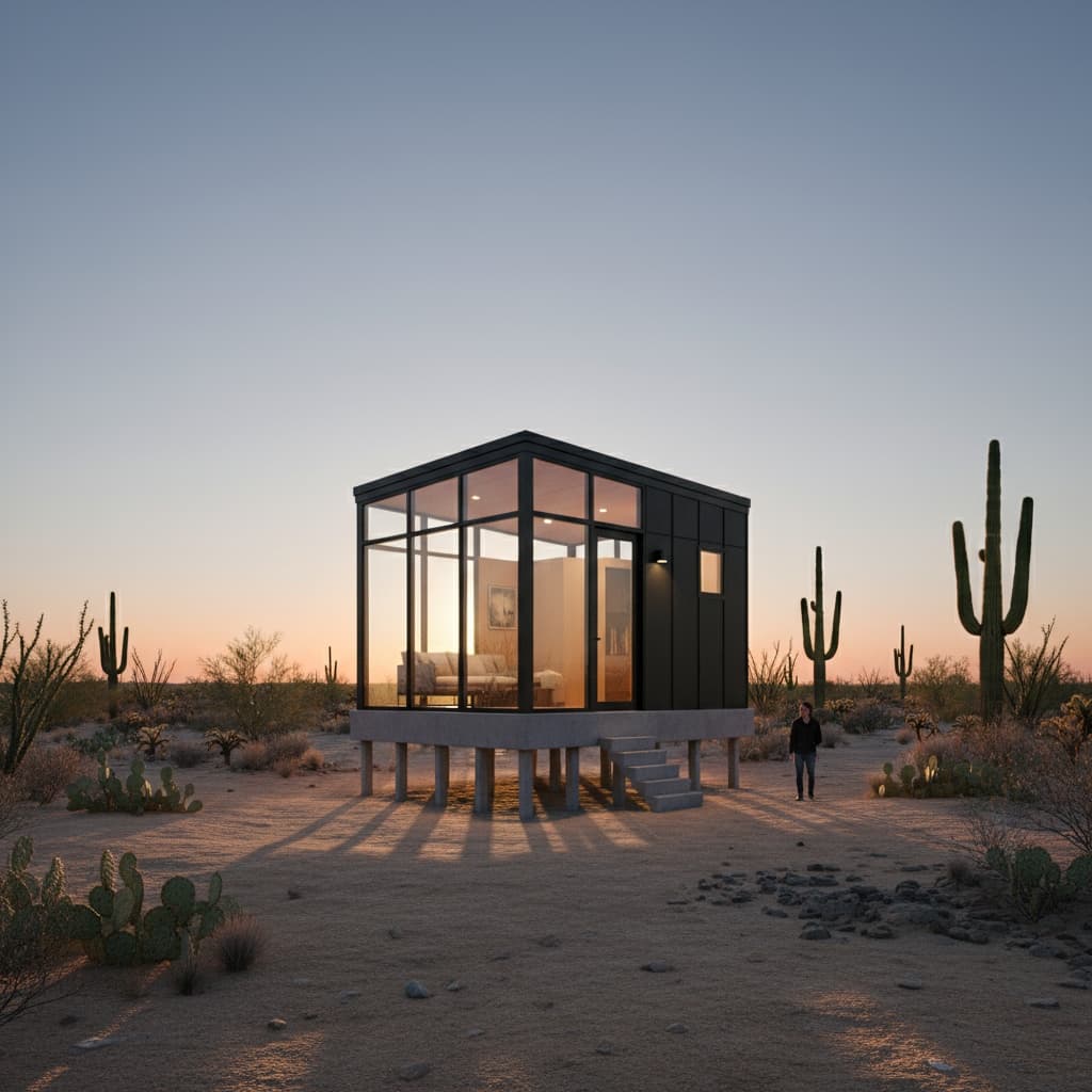 Modern Desert Tiny House