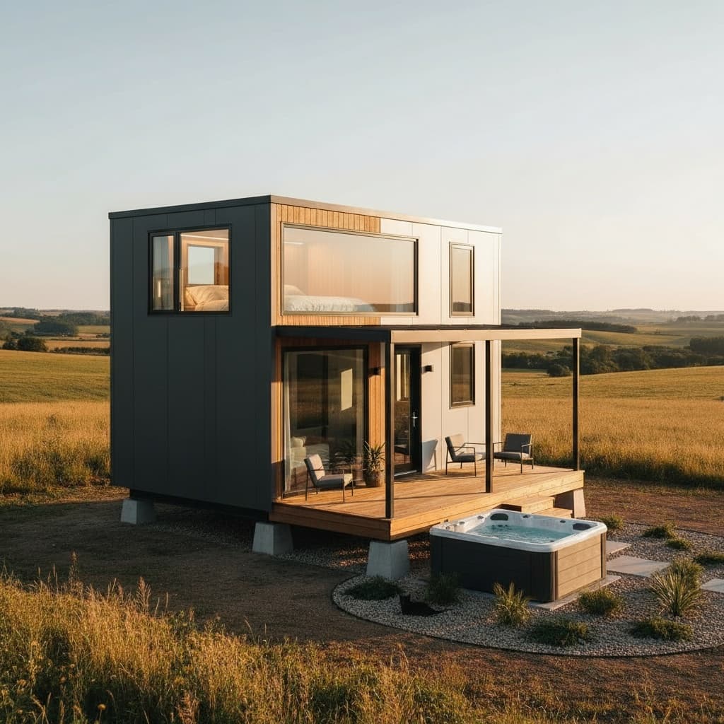 Minimalist rural Tiny House - Want Loft Have - Exterior view