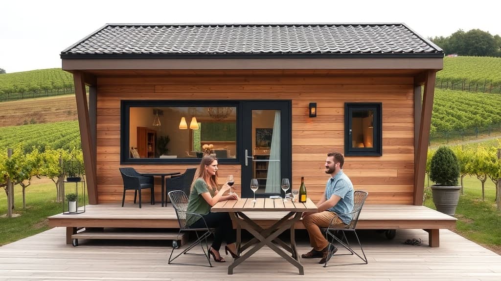 Living the Dream: Embrace the Tiny House Lifestyle Near a River Winery